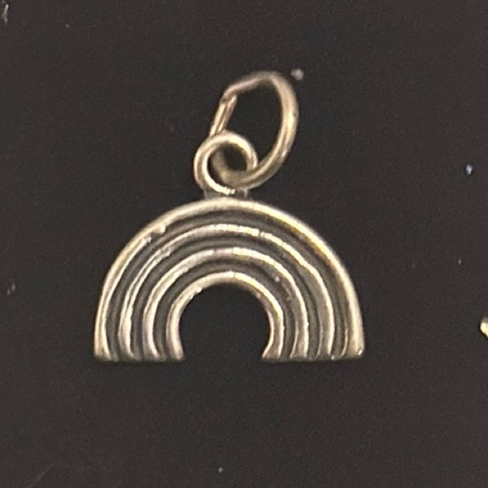 Sterling Silver Rainbow Pendant Necklace